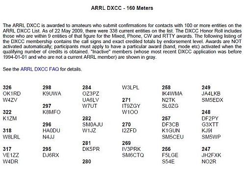 dxcc160m-2009